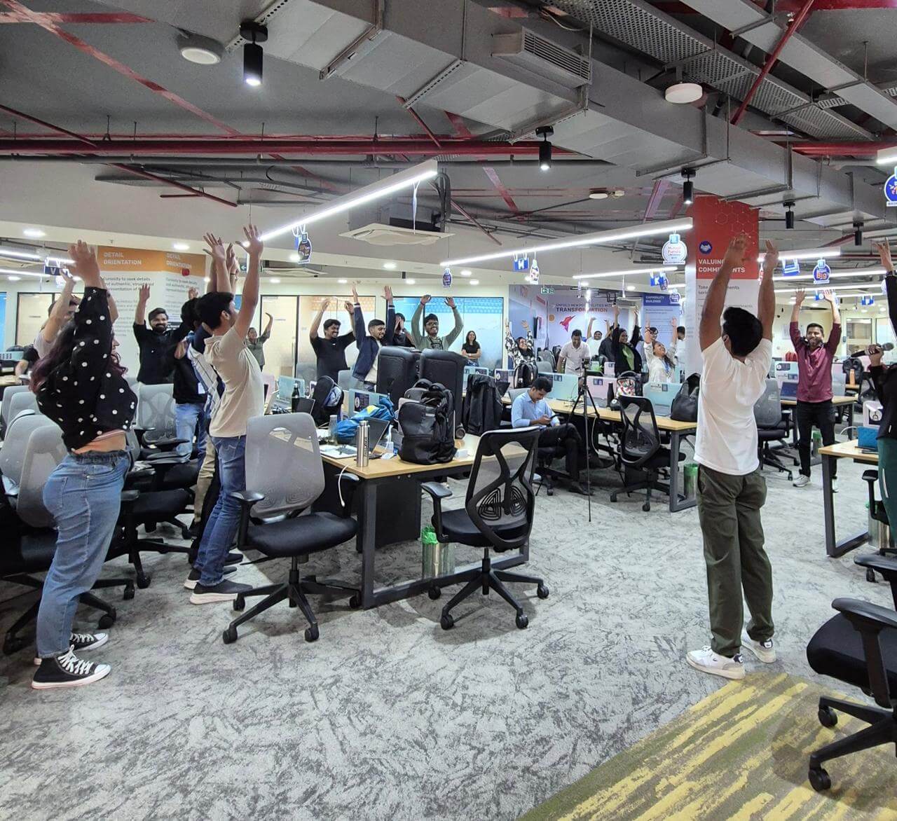 Corporate Yoga Practice